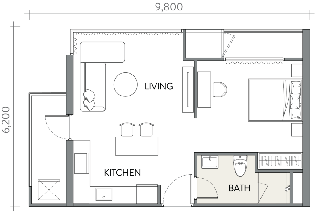 crown type A layout